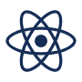 React icône de technologie