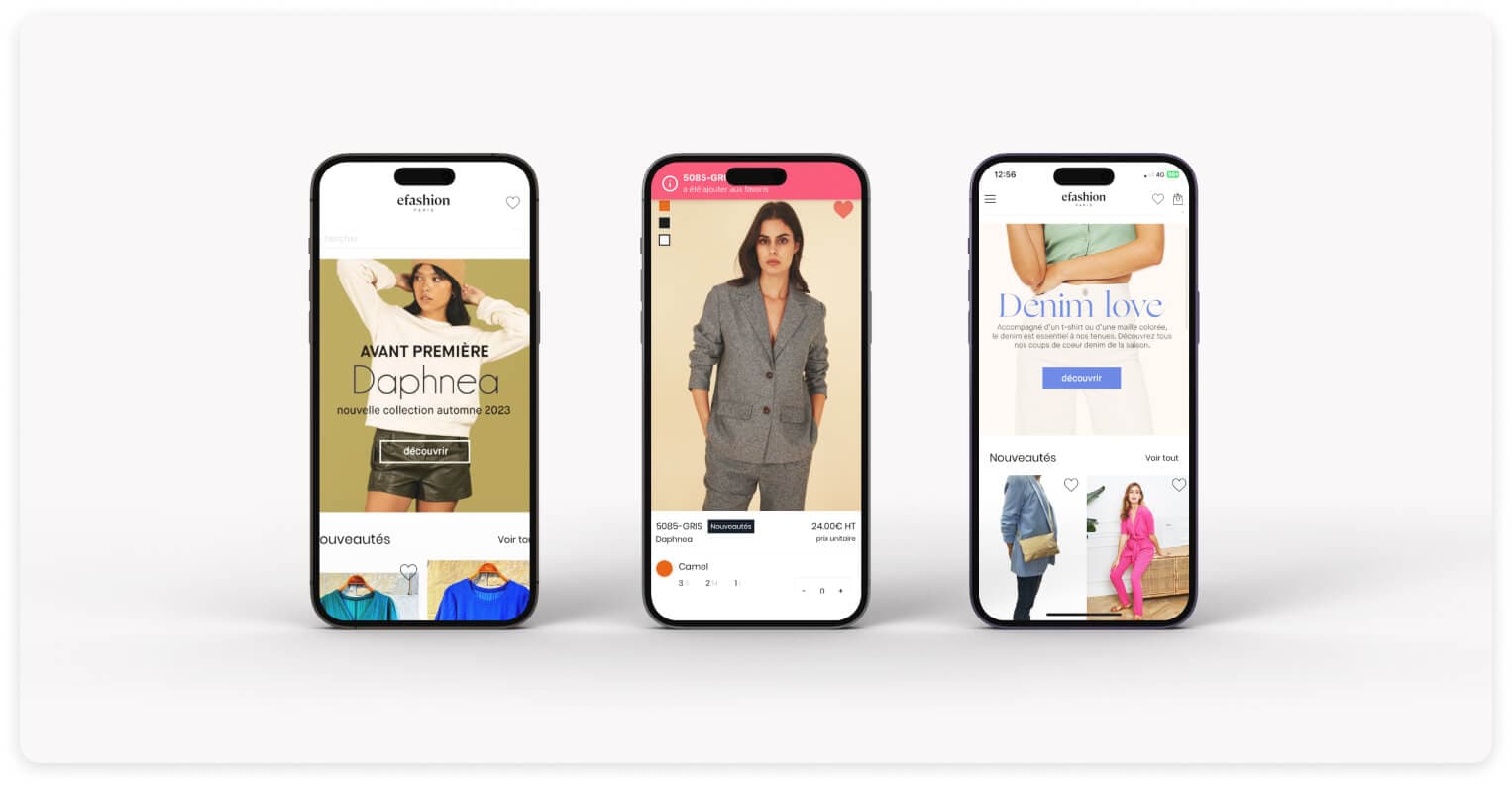 Application mobile pour la marketplace - Aperçu du projet