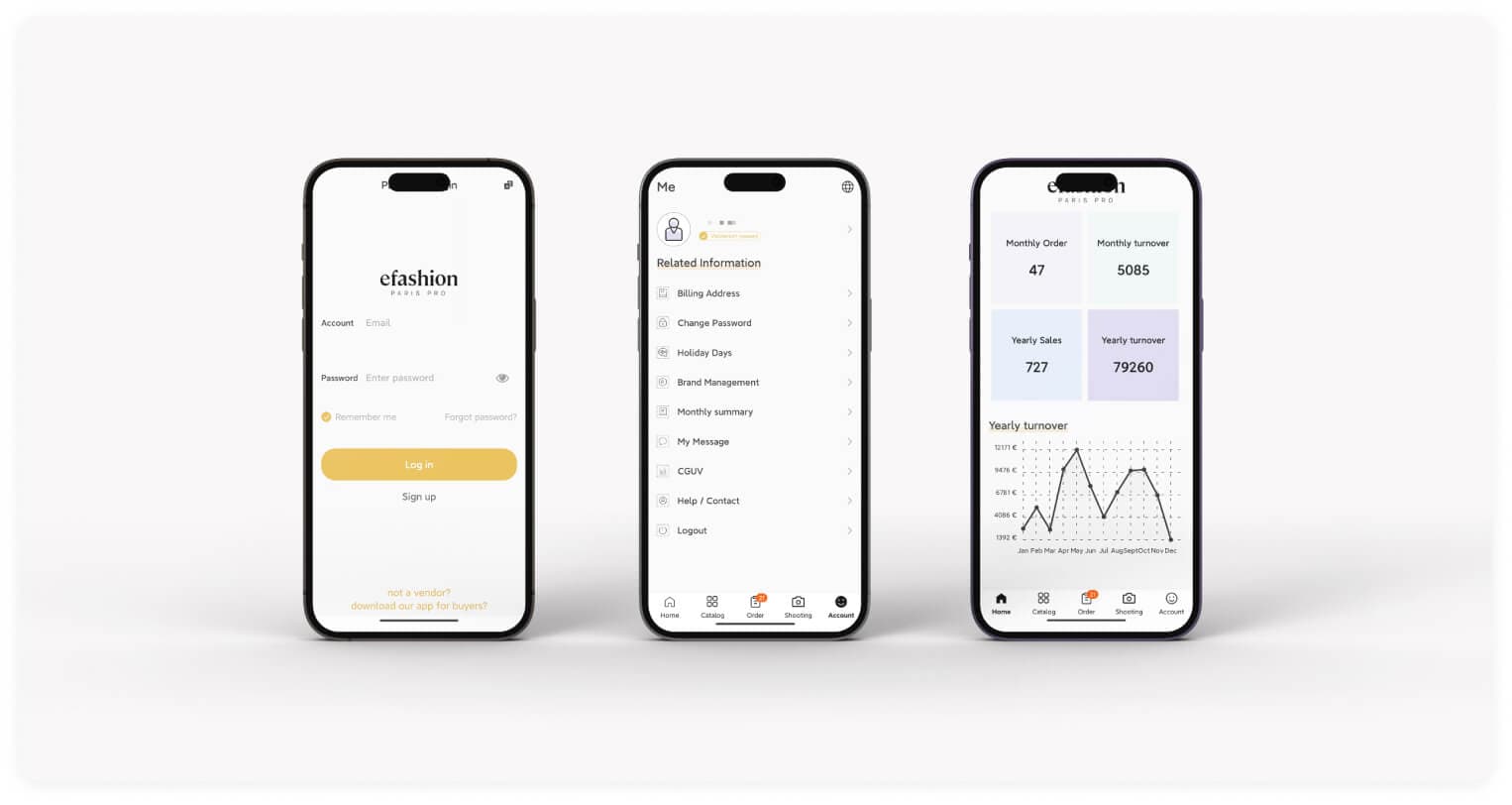 App mobile version pro de la plateforme EFP - Aperçu du projet